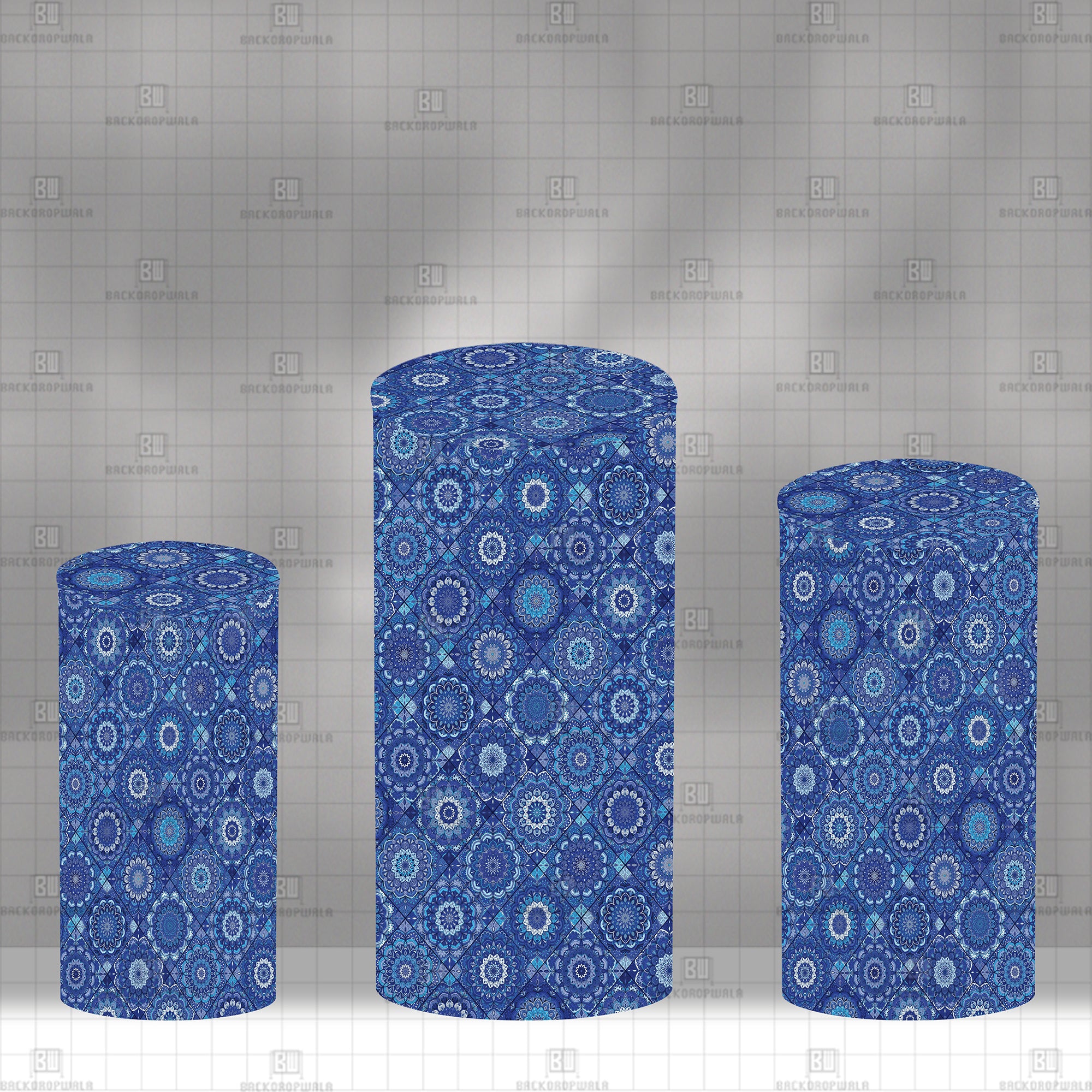 Artisan Patchwork Trio Theme Drum Cover Backdrop
