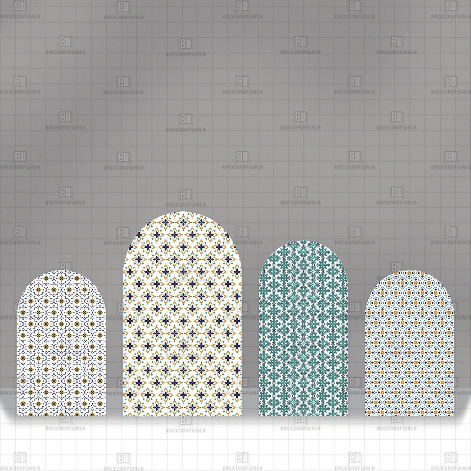 The Four Vistas Theme Printed Event Backdrop