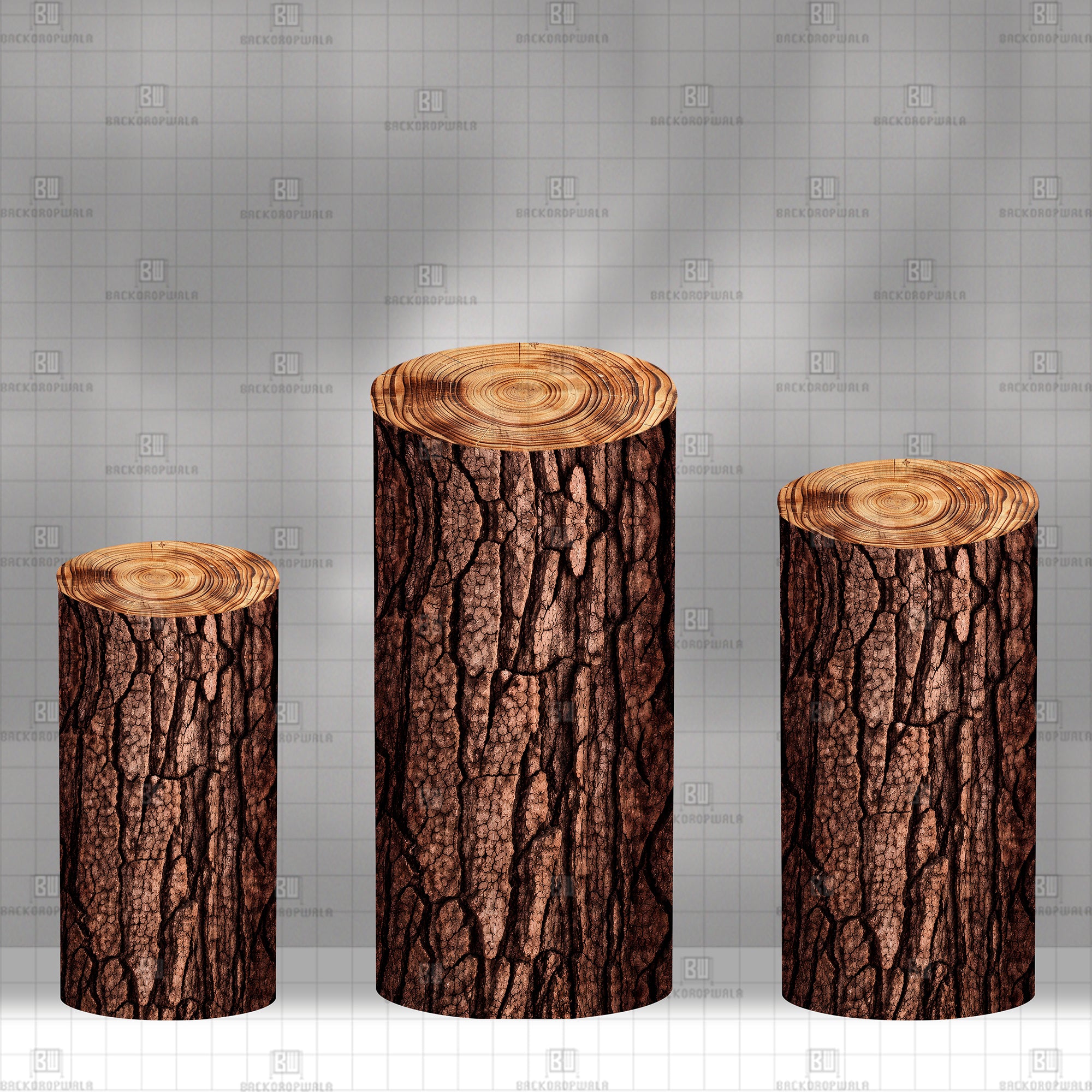 The Timber Trio Theme Drum Cover Backdrop