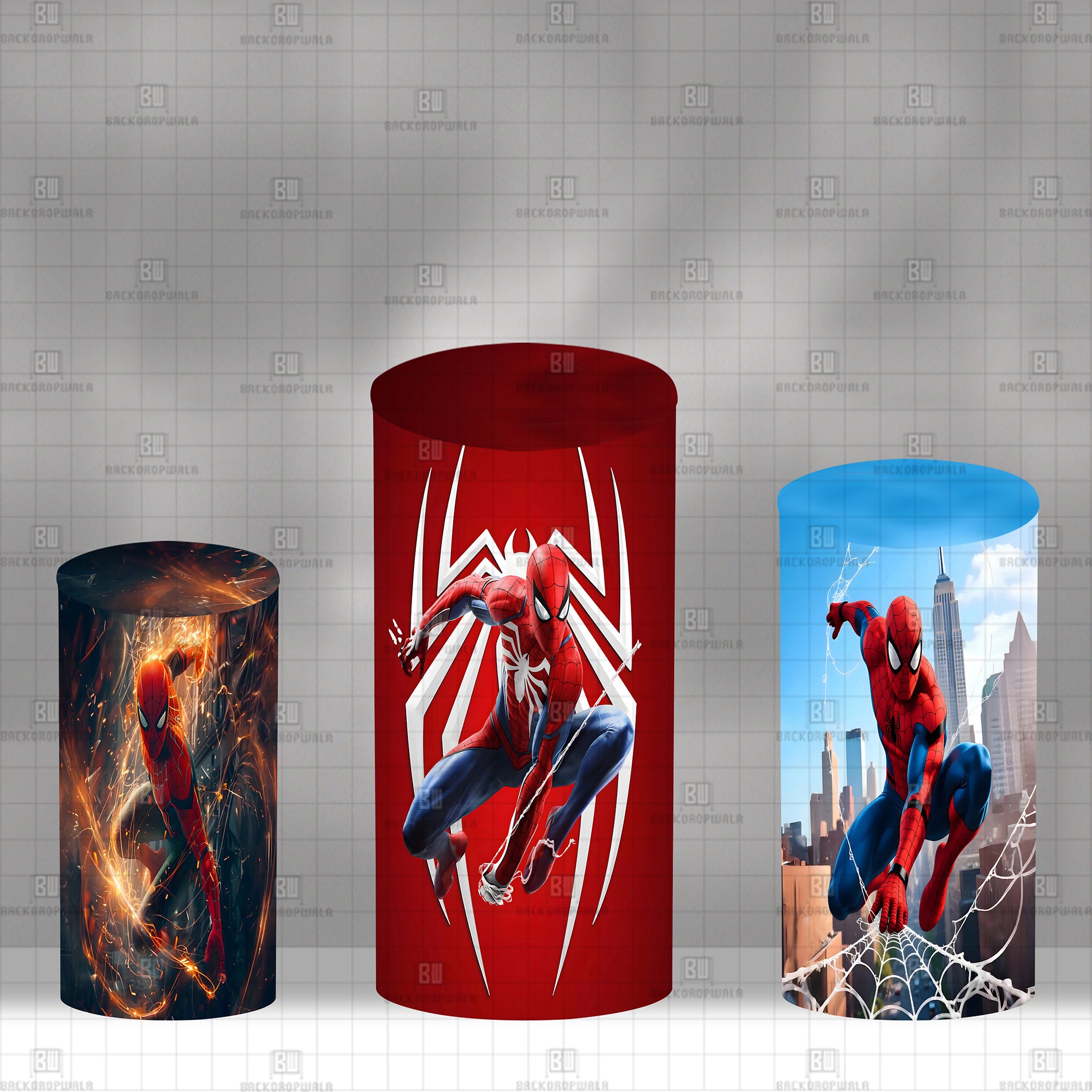 Spider Man Theme Drum Cover Backdrop