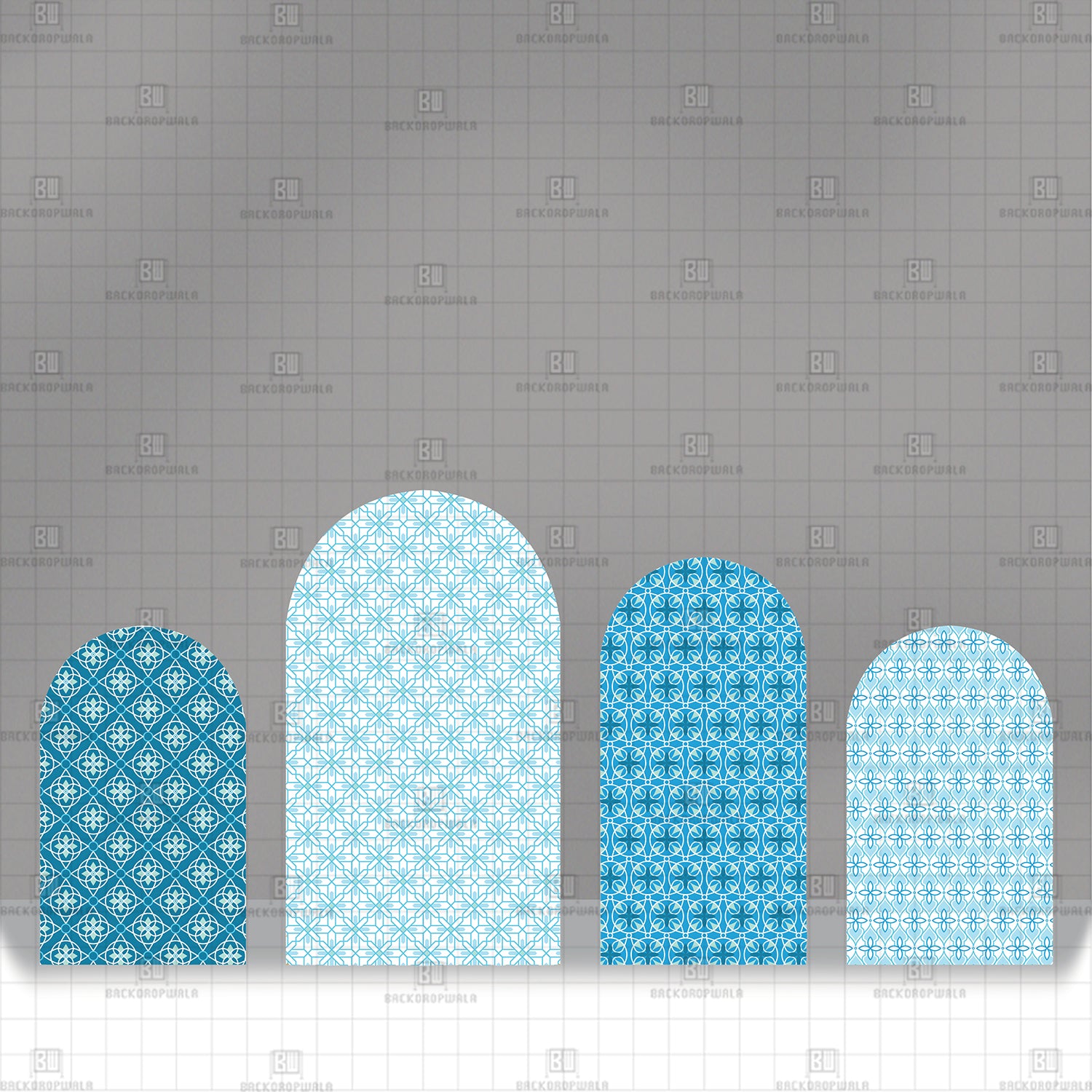 The Sapphire Collection Theme Printed Event Backdrop