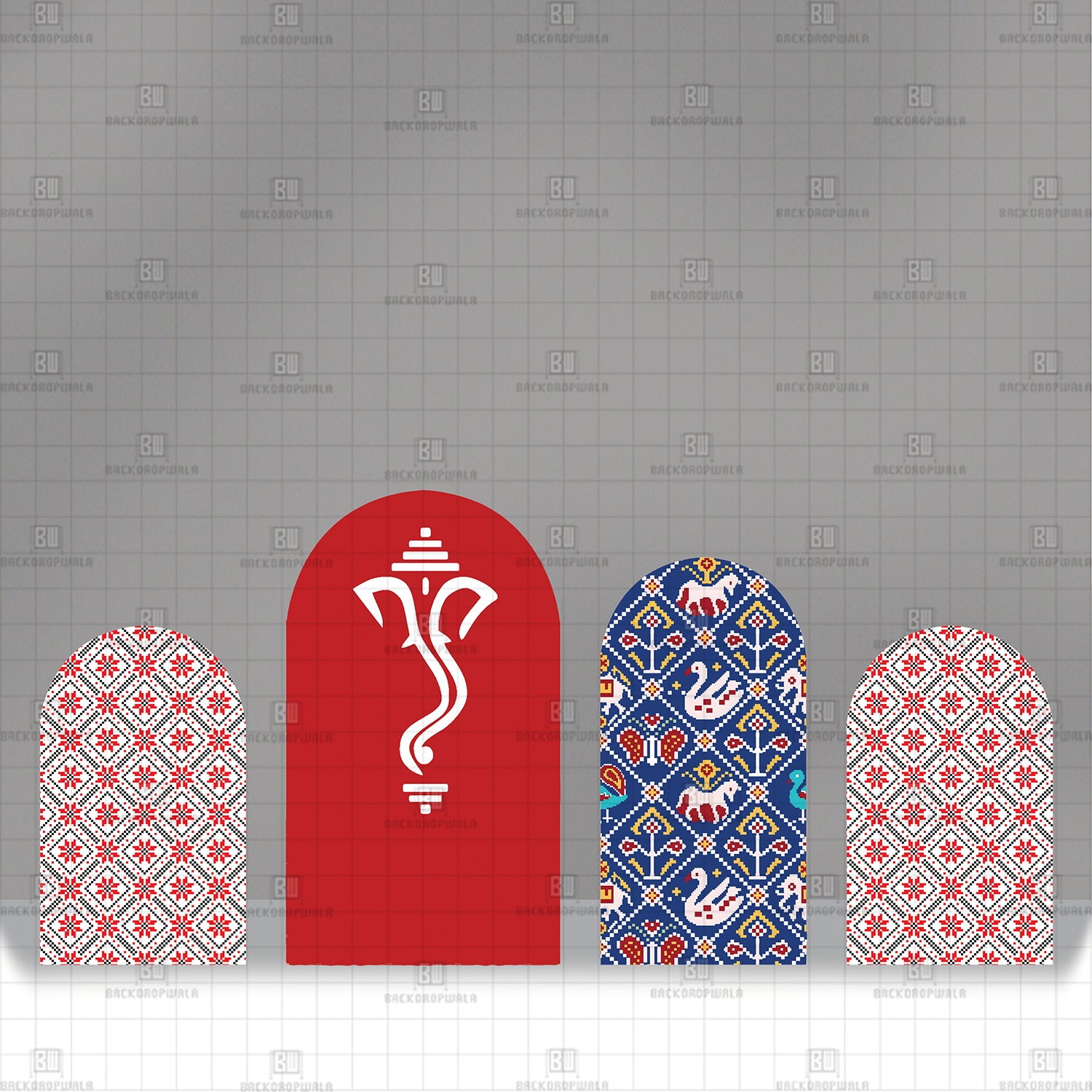 Tapestry of Tradition Theme Printed Event Backdrop