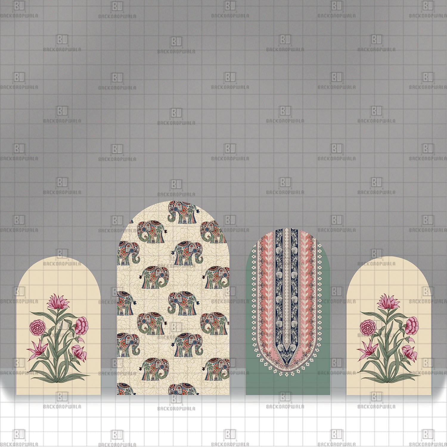 The Elephant’s Parade Theme Printed Event Backdrop