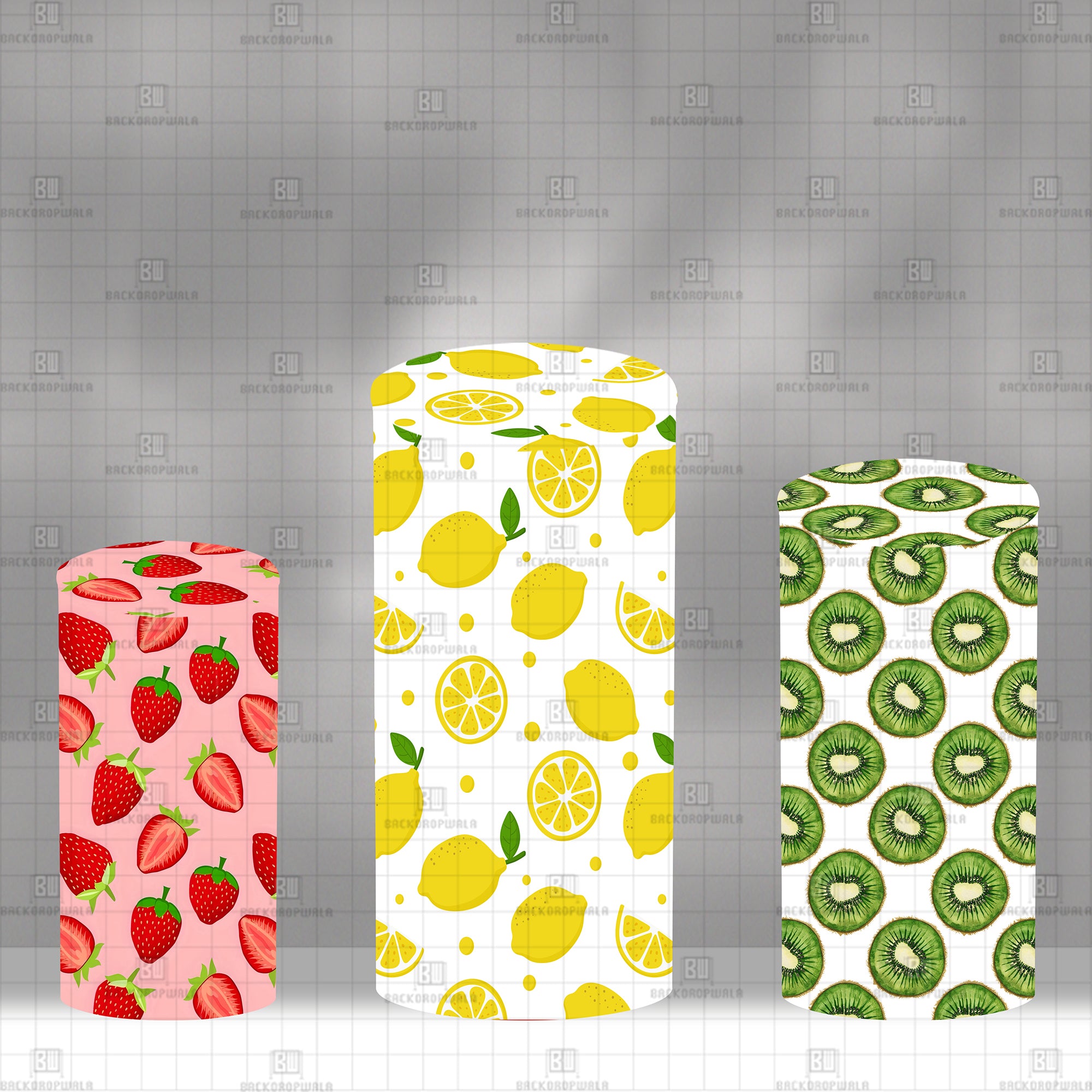 Fruit Theme Drum Cover Backdrop