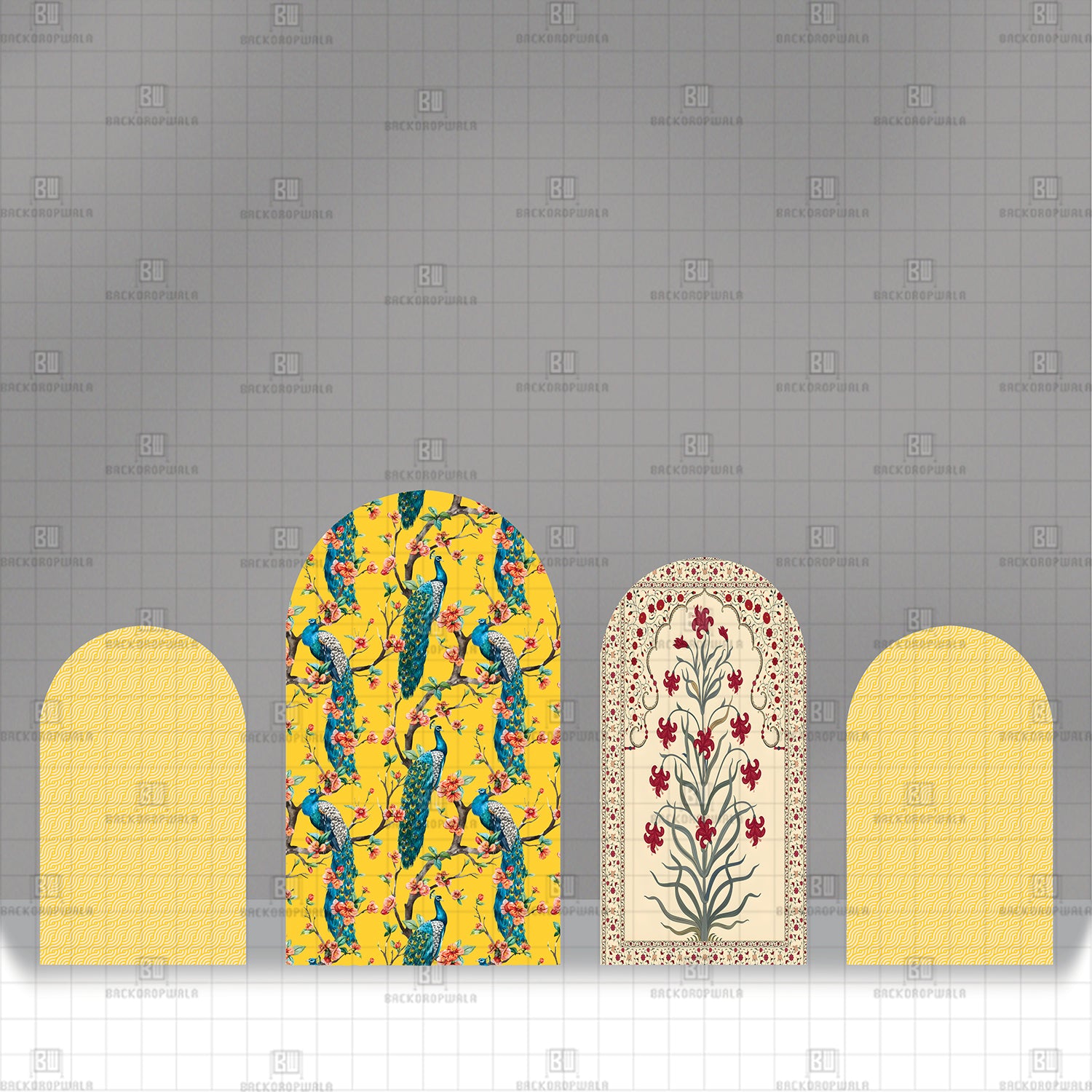 Golden Grove Vistas Theme Printed Event Backdrop