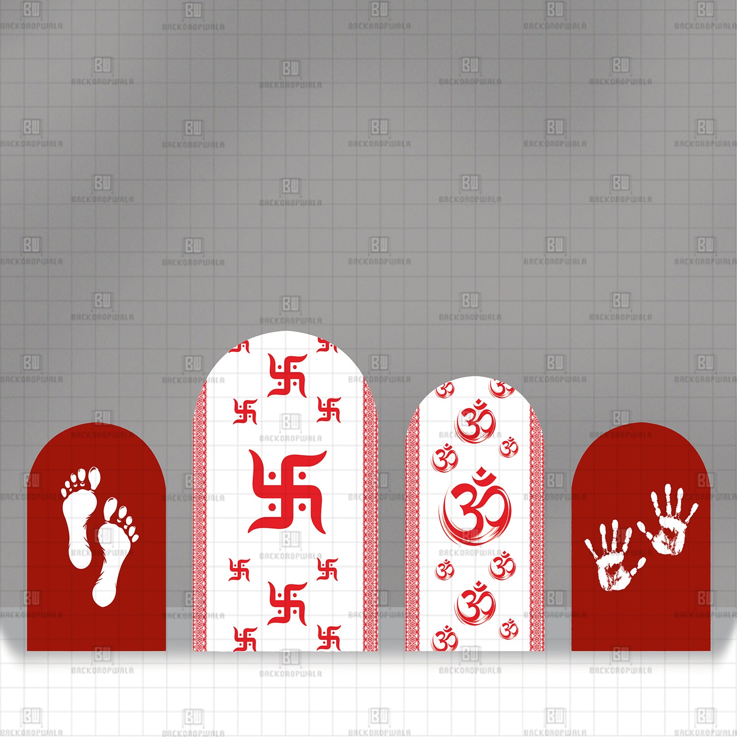 Traces of the Divine Theme Printed Event Backdrop