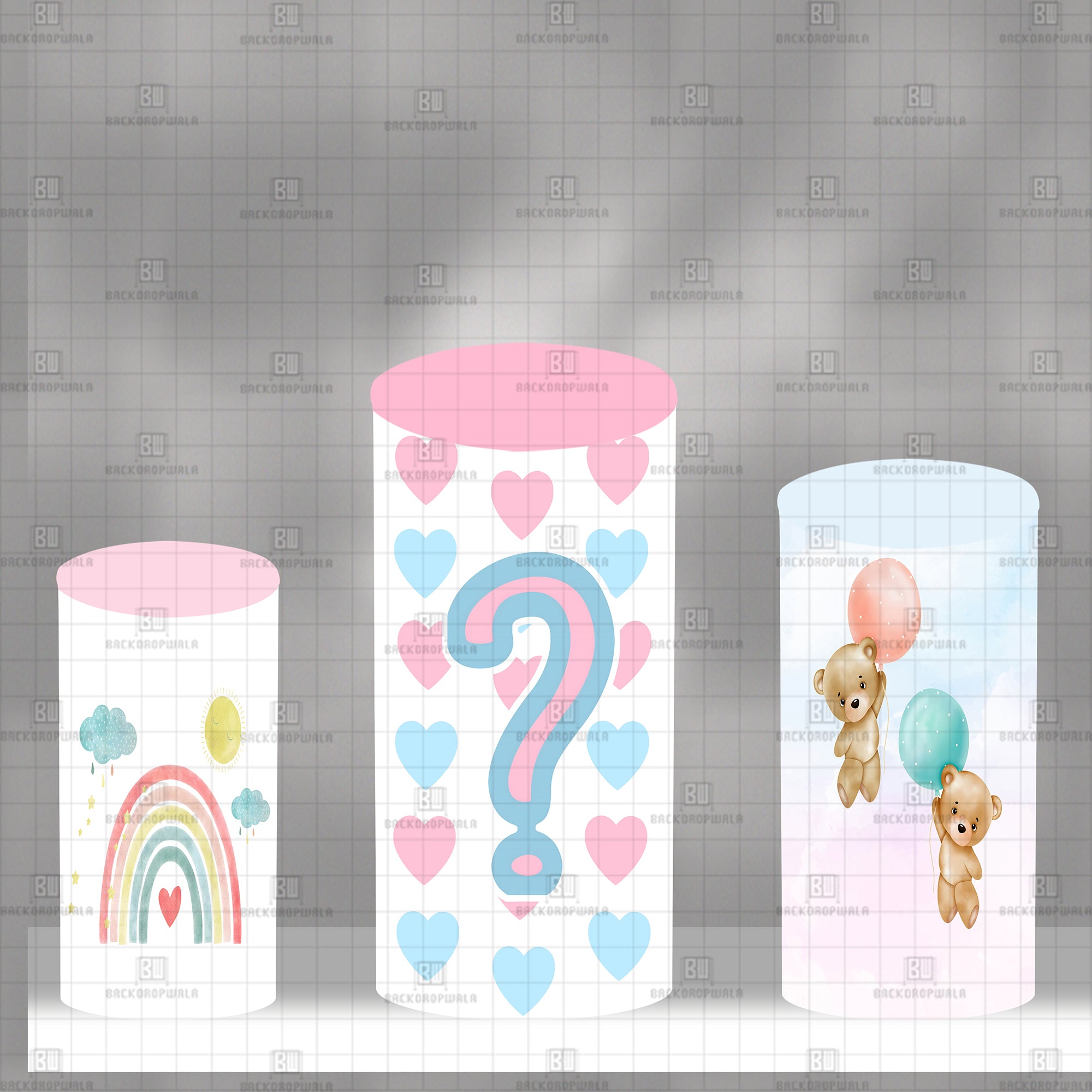 Dreamy Teddy Discovery Theme Drum Cover Backdrop
