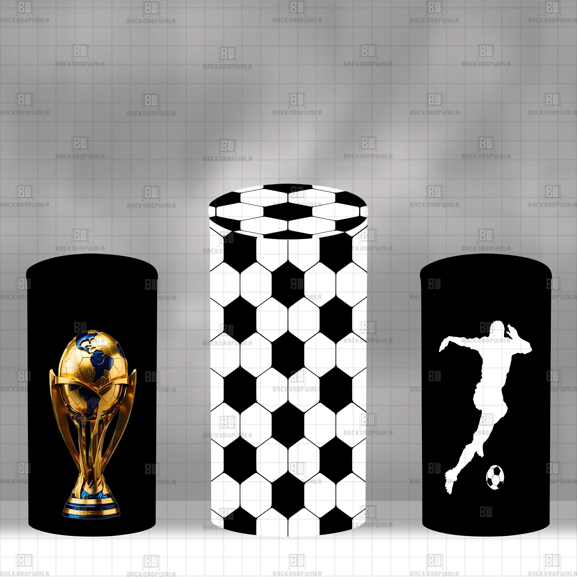 Football Theme Drum Cover Backdrop