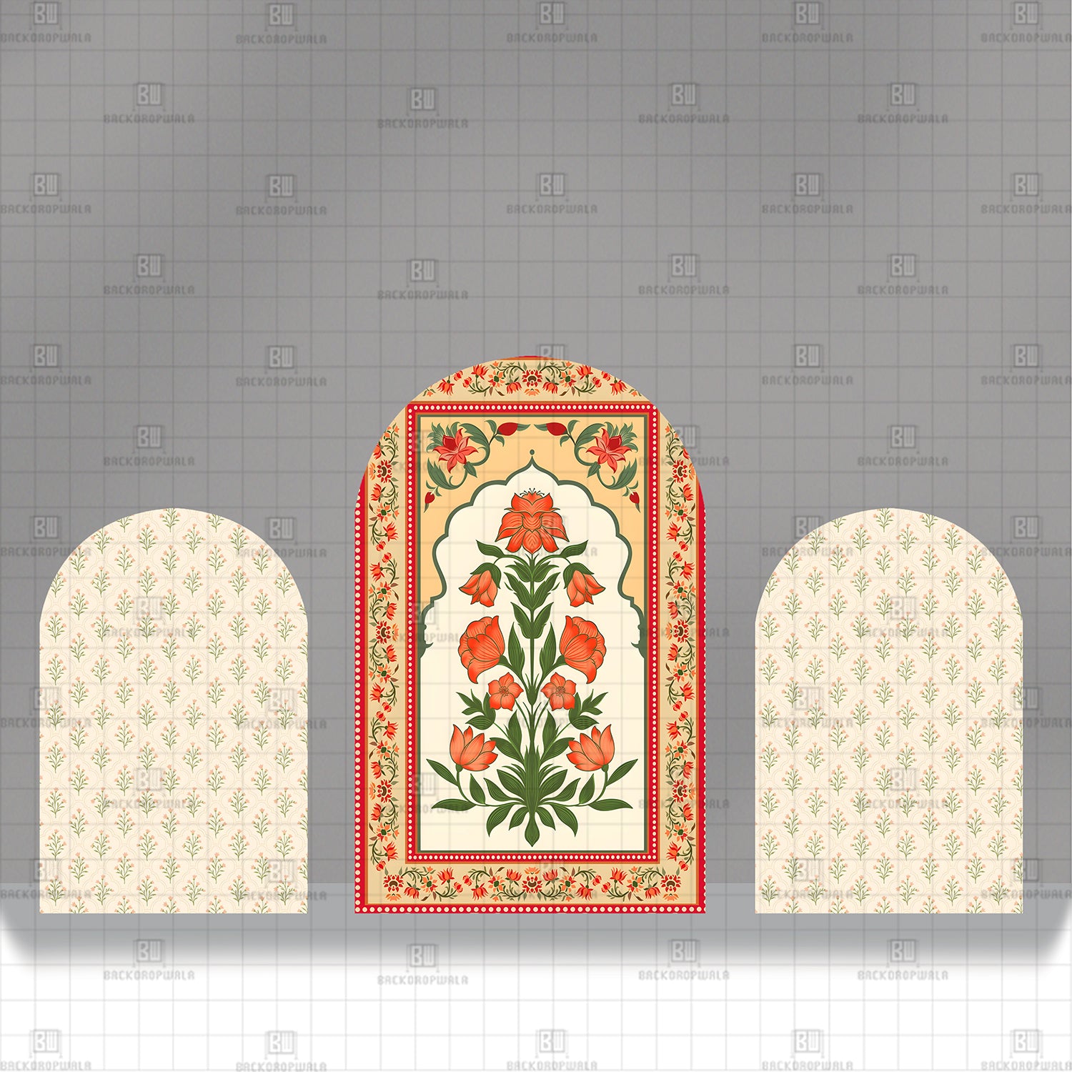 The Harvest Archways Theme Printed Event Backdrop