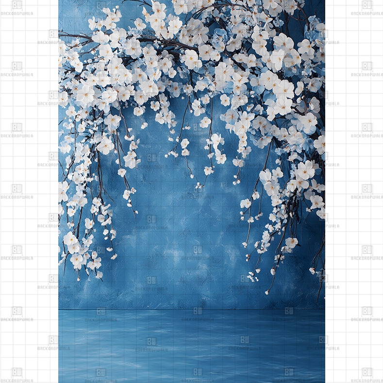 Cherry blossom Serenity Backdrop Printed Maternity Backdrop