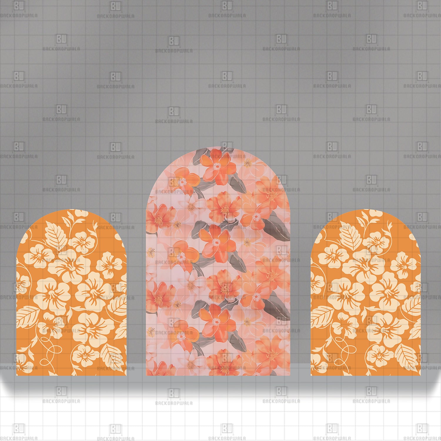 Autumnal Grace Theme Printed Event Backdrop
