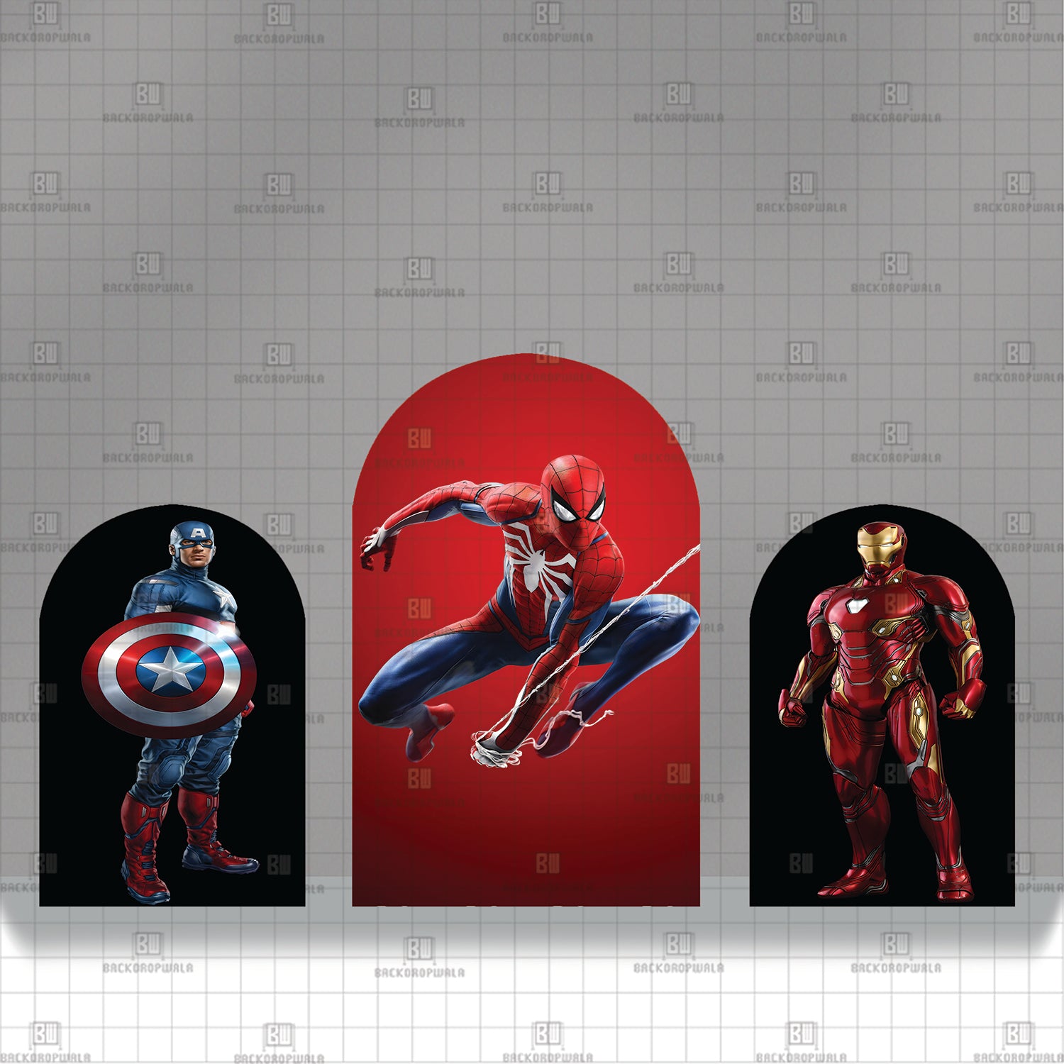 Avengers Theme Printed Event Backdrop (Copy)