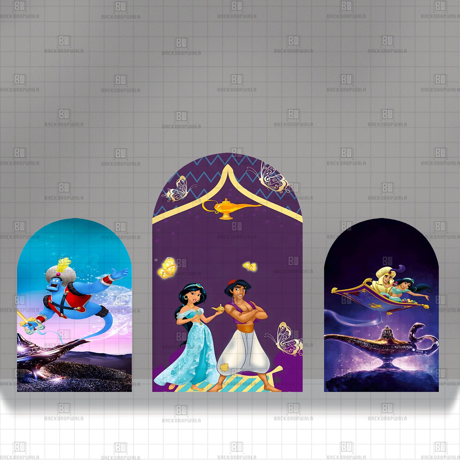 Aladin Theme Printed Event Backdrop