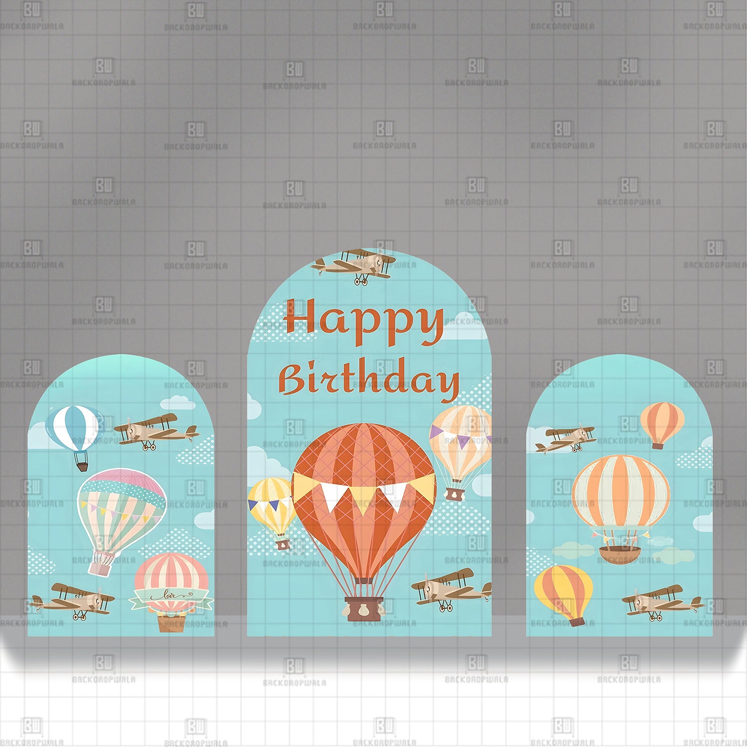 Happy Birthday Theme Printed Event Backdrop