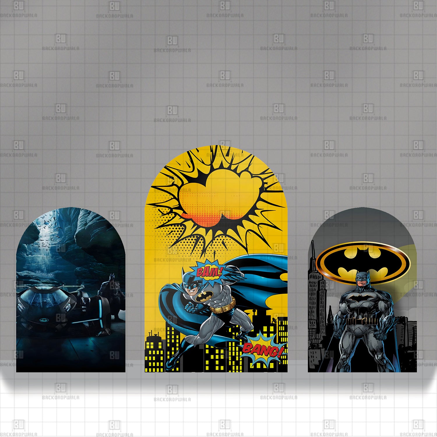 Superman Theme Printed Event Backdrop