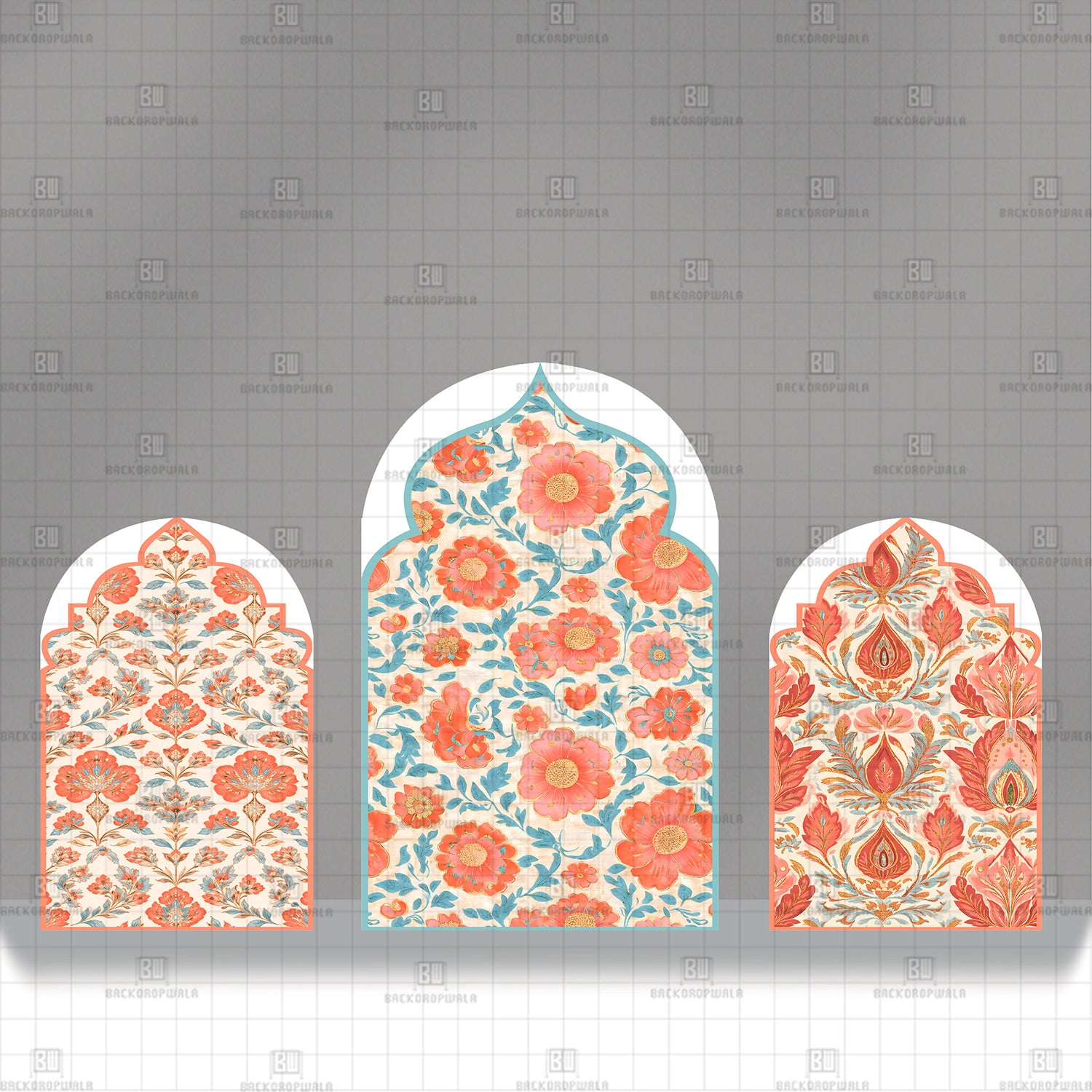 Summer in the Zenana Theme Printed Event Backdrop