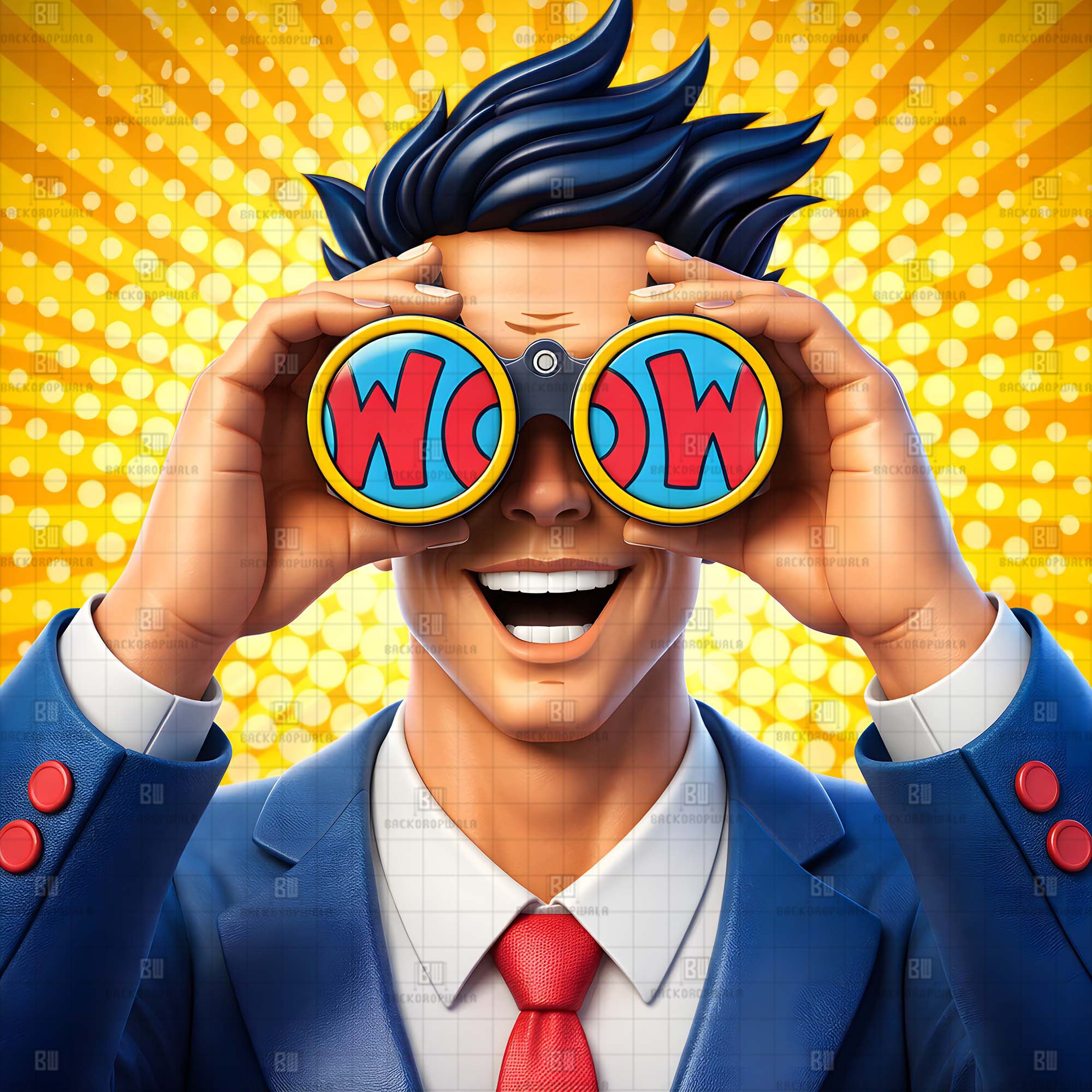 The Wow Factor Carnival & Haldi Theme Backdrop