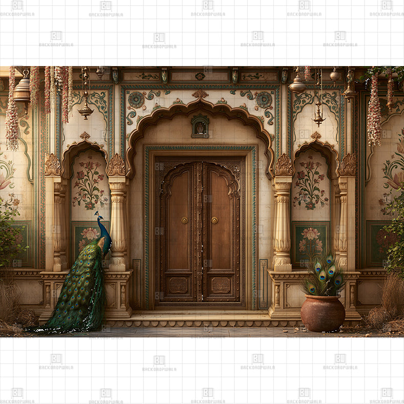 Emerald Palace Sanctuary Printed Baby Backdrop