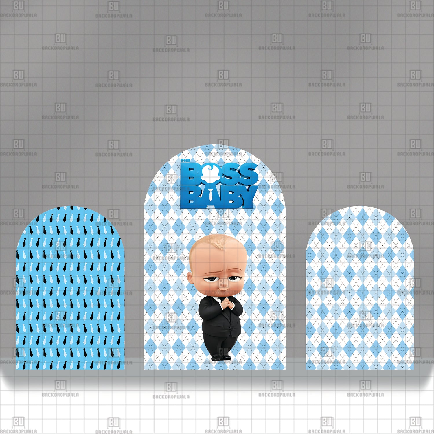 Boss Baby Theme Printed Event Backdrop