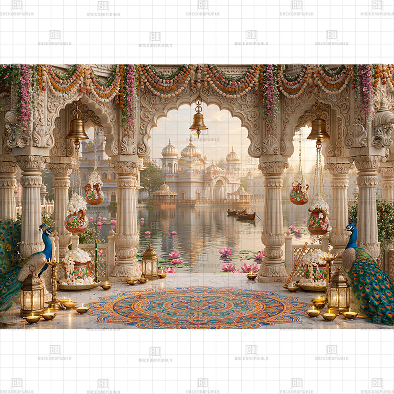 Golden Temple Gate PRINTED BACKDROP