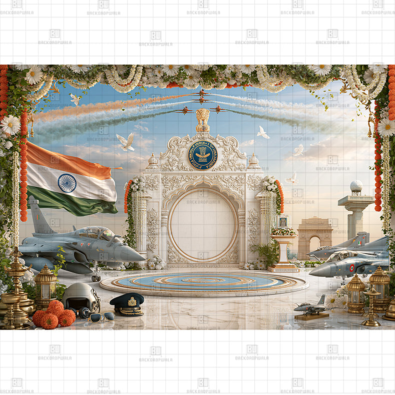 Freedom Fighters Printed Baby Backdrop