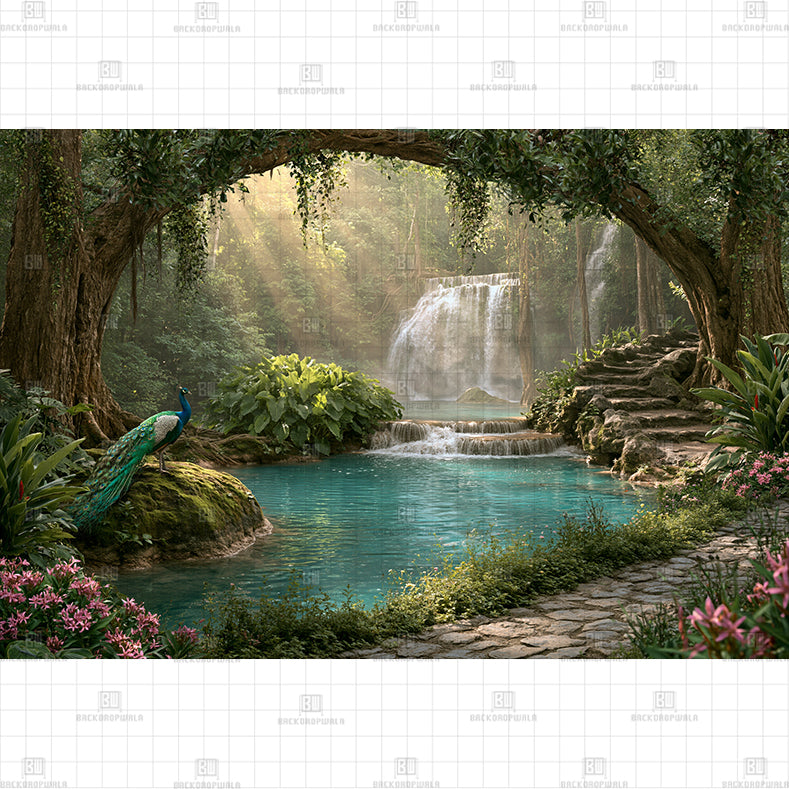 Jungle style PRINTED BACKDROP