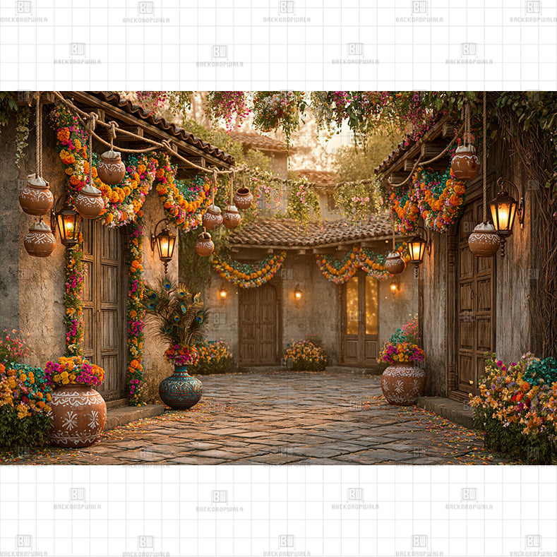 Mystical Garden Arch PRINTED BACKDROP