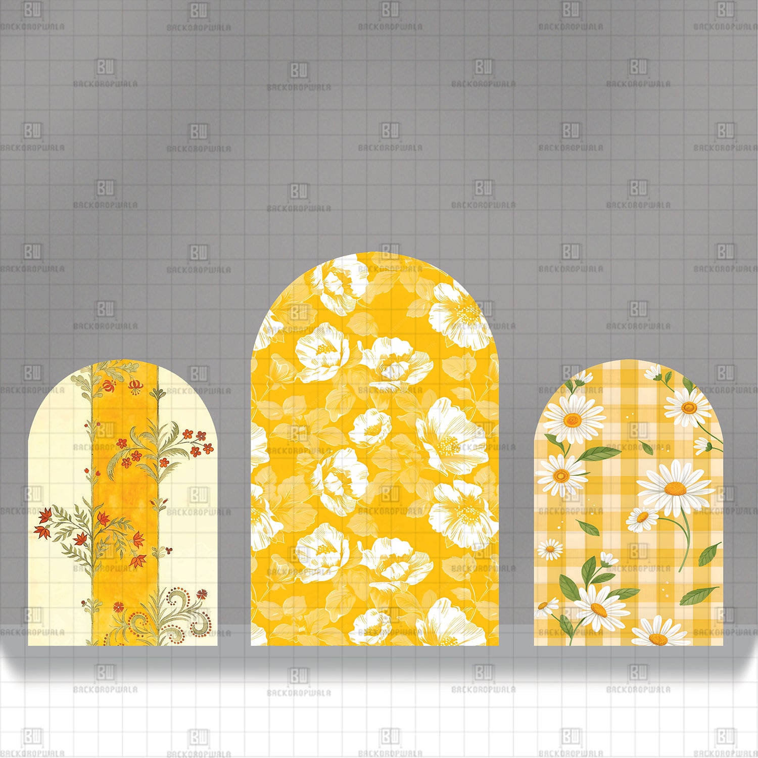 The Golden Meadow Theme Printed Event Backdrop