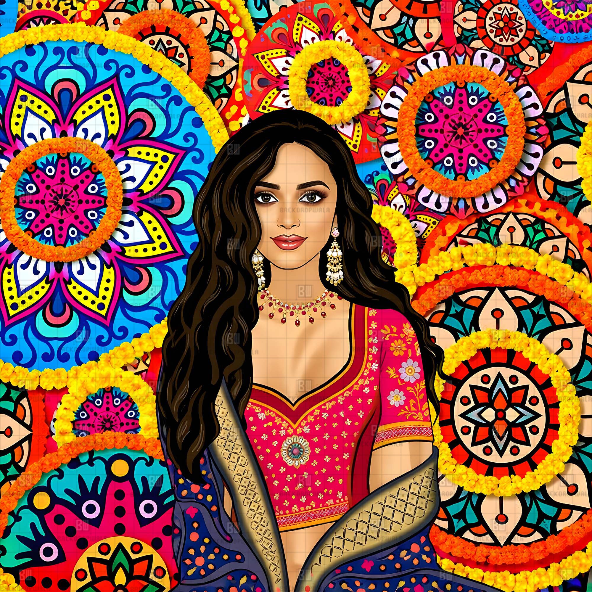 The Queen of Color & Culture Carnival & Haldi Theme