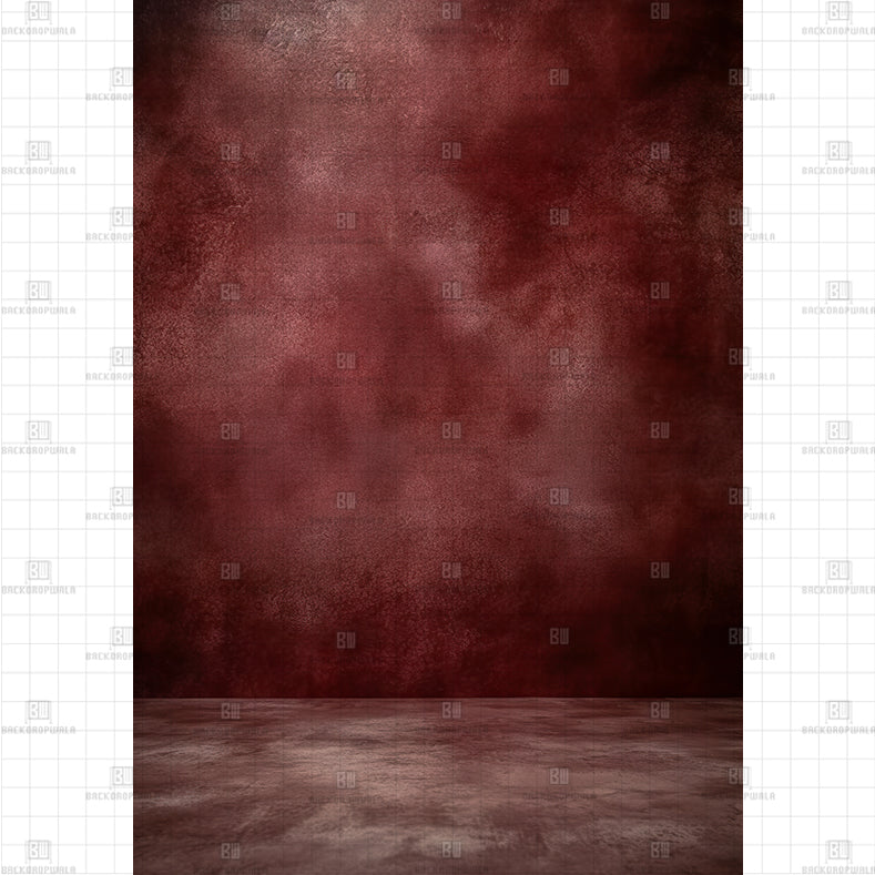 Burgundy Diamond Vintage Backdrop Printed Maternity Backdrop