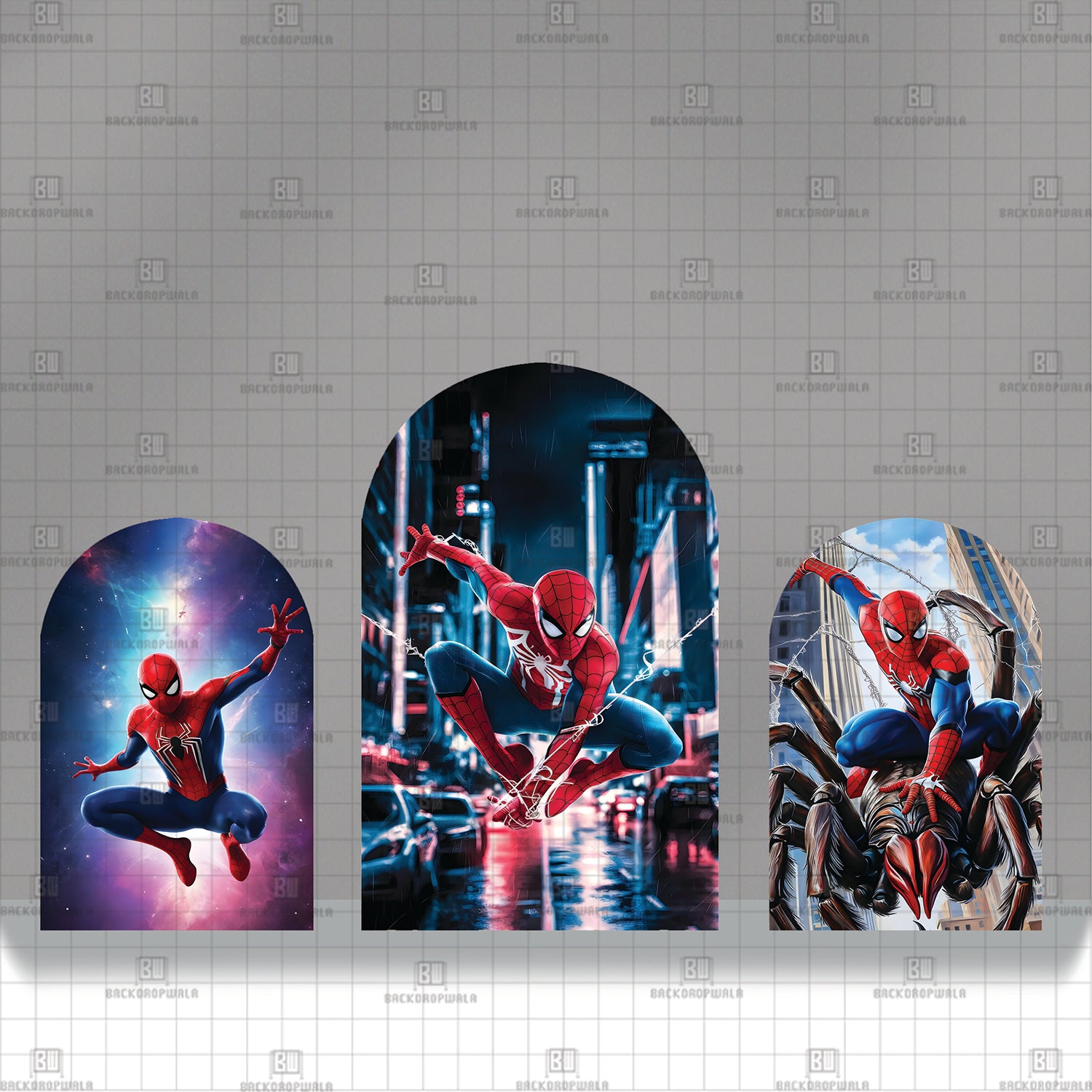 The Spectacular Spider-Man Printed Event Backdrop