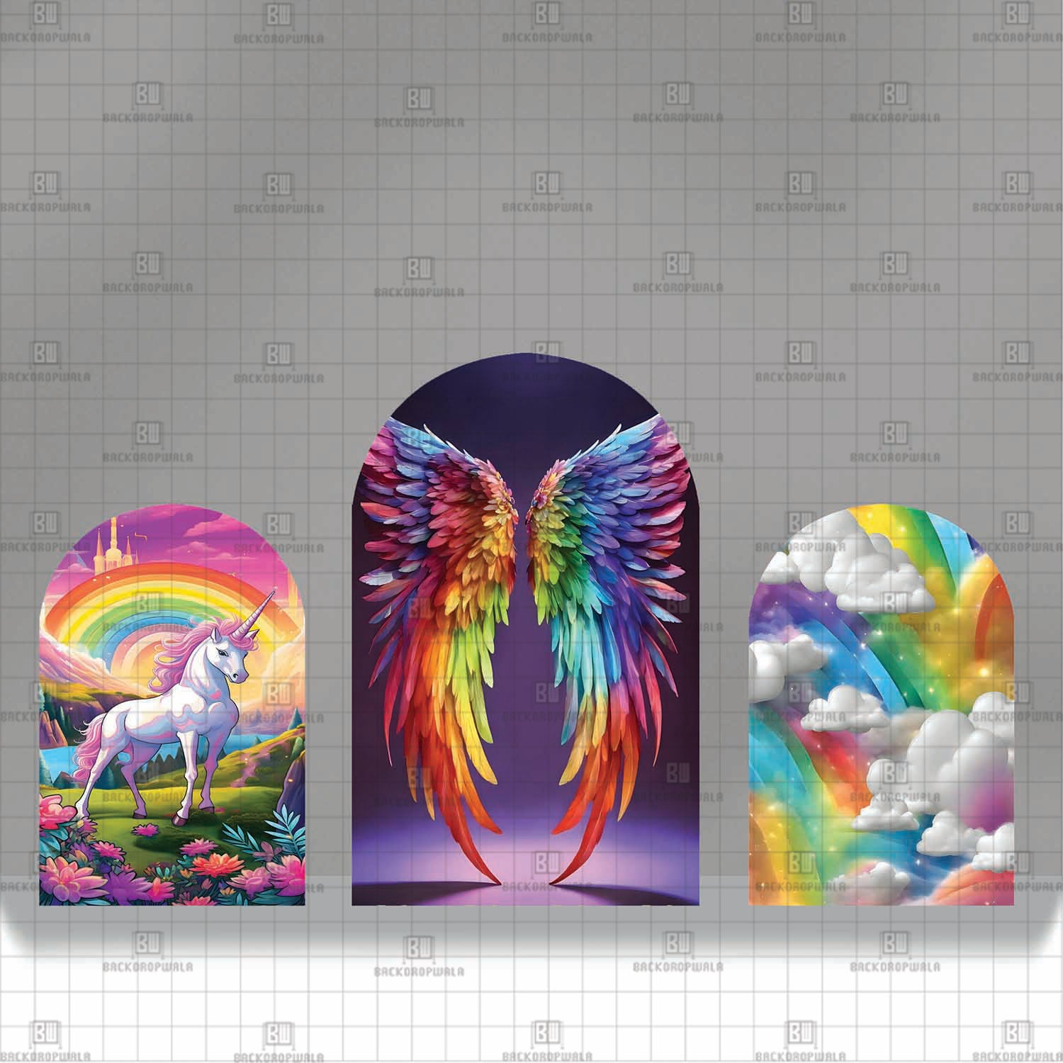 Wings of the Spectrum Printed Event Backdrop