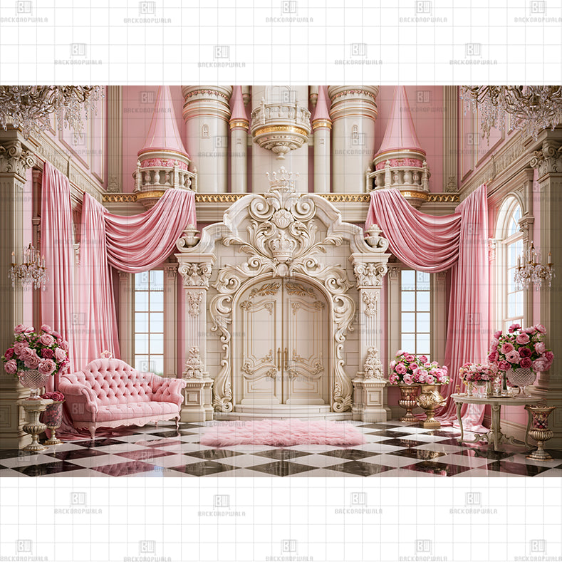 Barbie Dream Gateway Printed Baby Backdrop