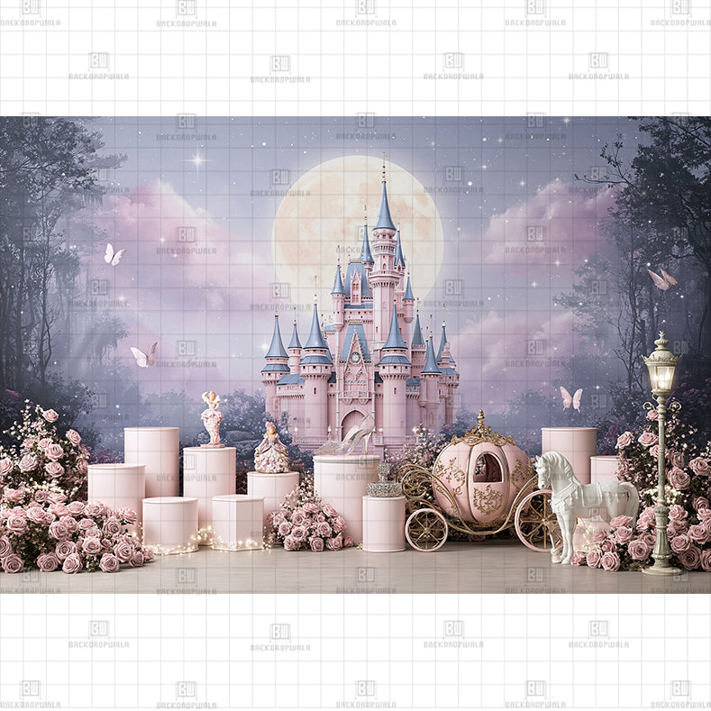 Pink Dream Printed Baby Backdrop