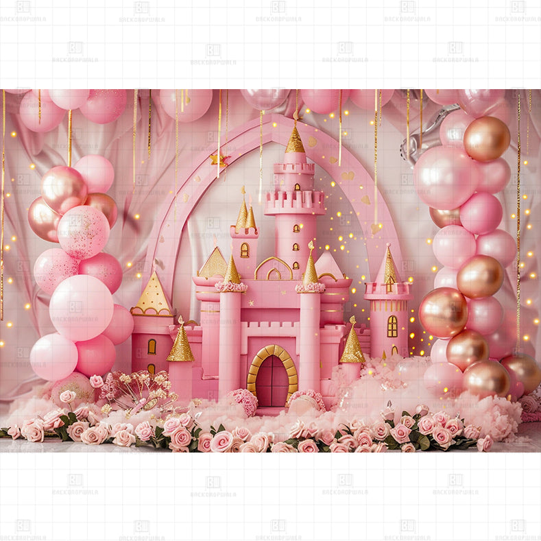 Pink Dream Printed Baby Backdrop