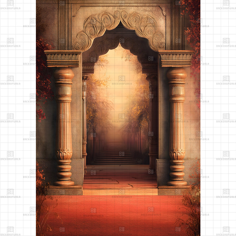 Golden Gateway Backdrop Printed Maternity Backdrop