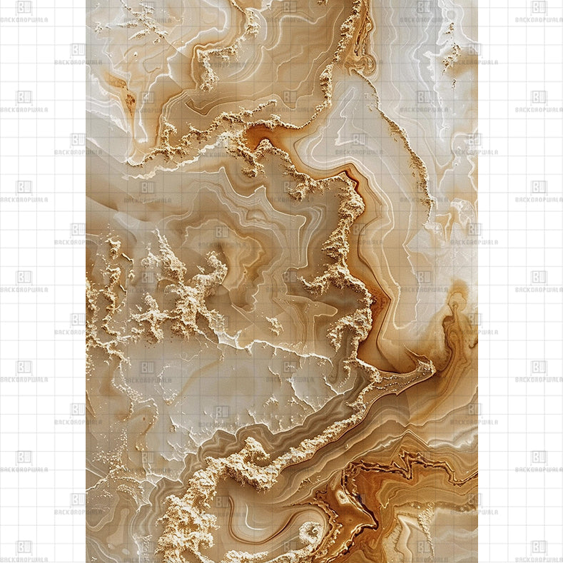 Beige and gold marble texture Printed Product Backdrop