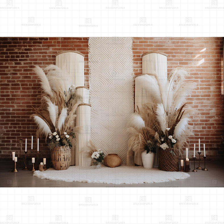 Urban Chic Printed Baby Backdrop