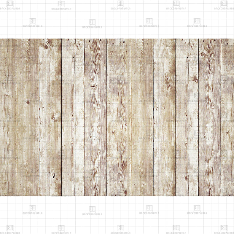 Distressed Wood Planks backdrop Printed Baby Backdrop