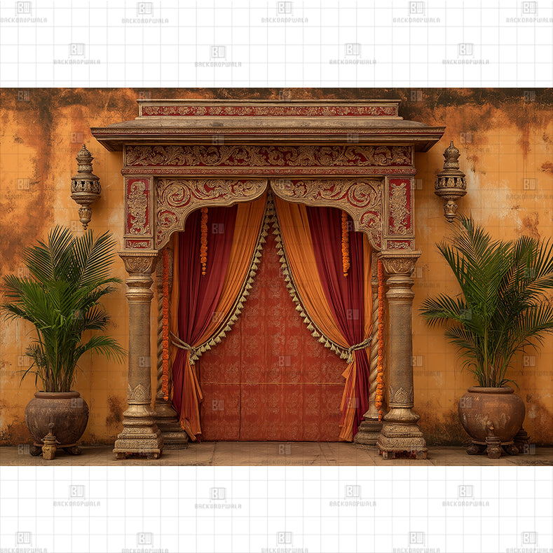 The Gateway to Maryada Printed Backdrop