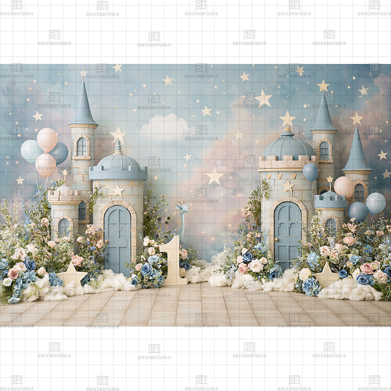 Barbie Birthday Theme Printed Baby Backdrop