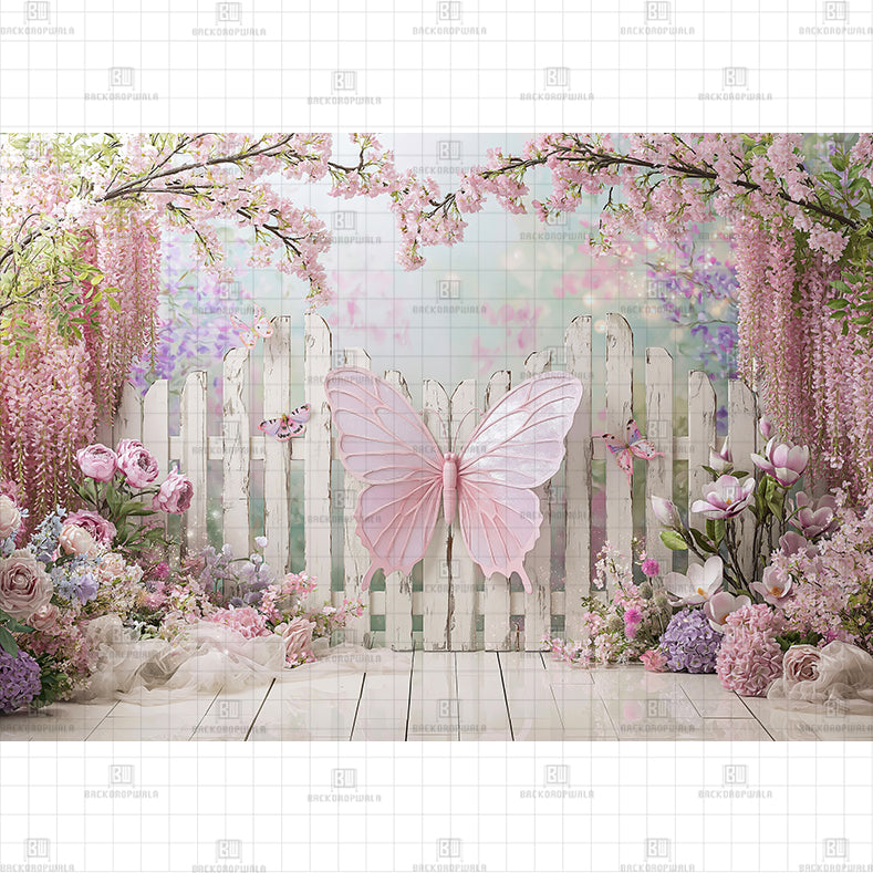 Wings Of Wonder Printed Baby Backdrop