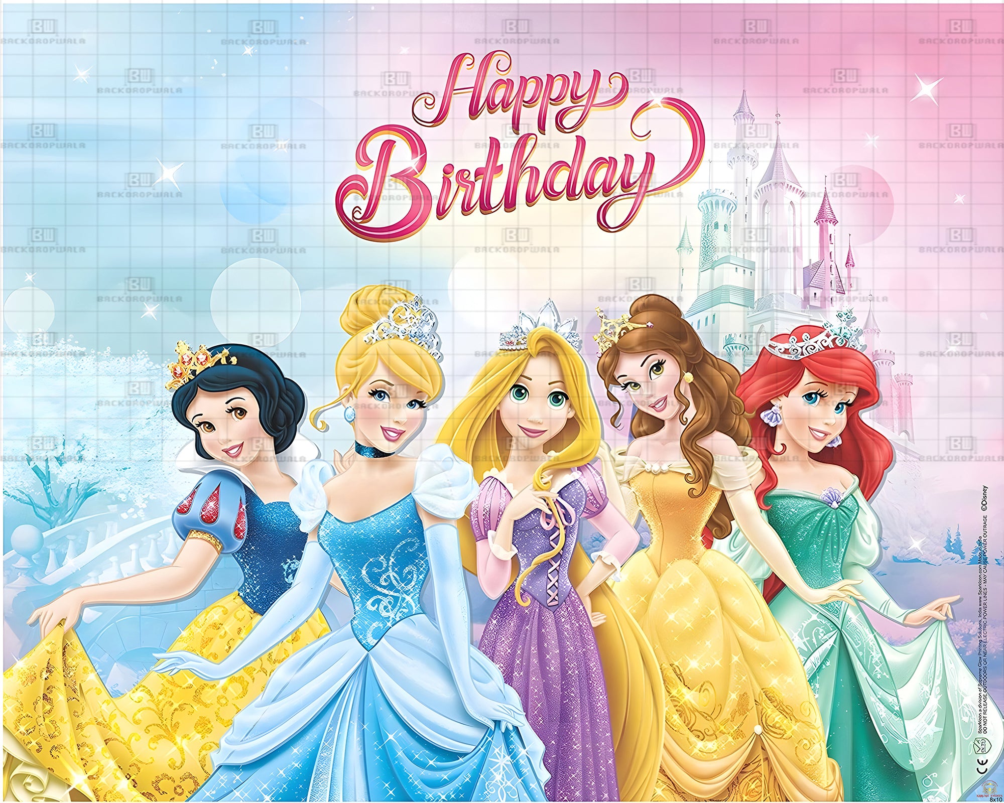 Barbie Birthday Theme Event Backdrop