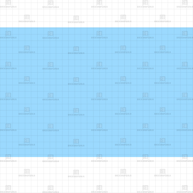 Sky Blue Candy Printed Baby Backdrop