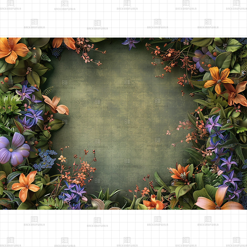 Woodland Fairy Nook Backdrop Printed Born Baby Backdrop