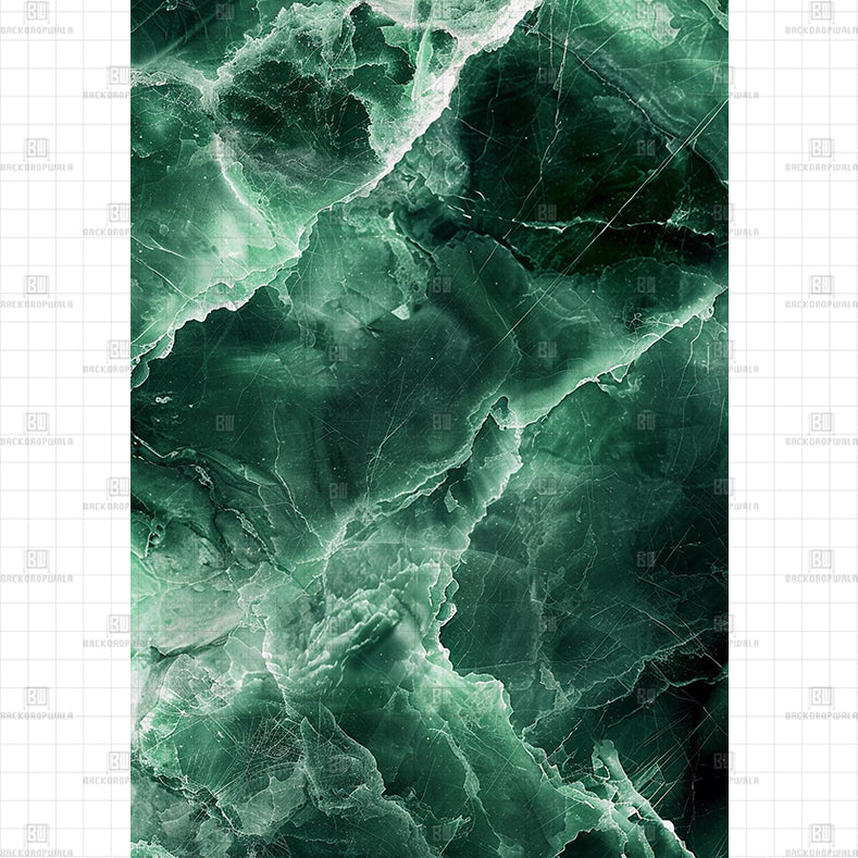 Green marble texture Printed Product Backdrop