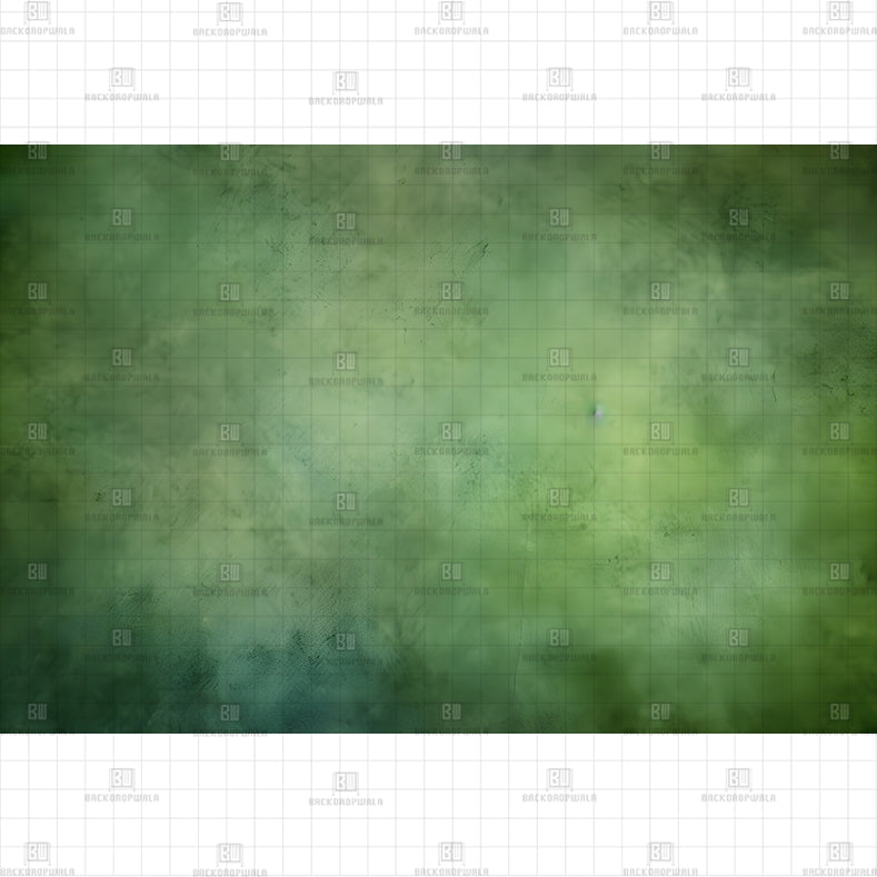 Olive Green Printed Baby Backdrop