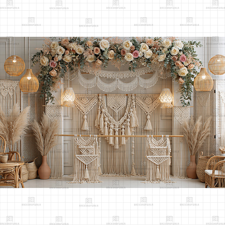 Wild Meadow Printed Baby Backdrop