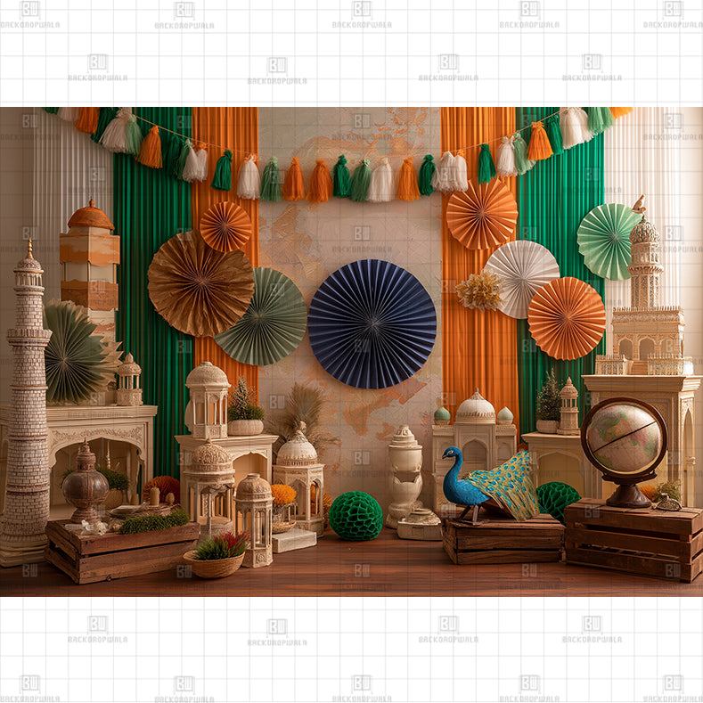 Colors of the Nation Printed Baby Backdrop
