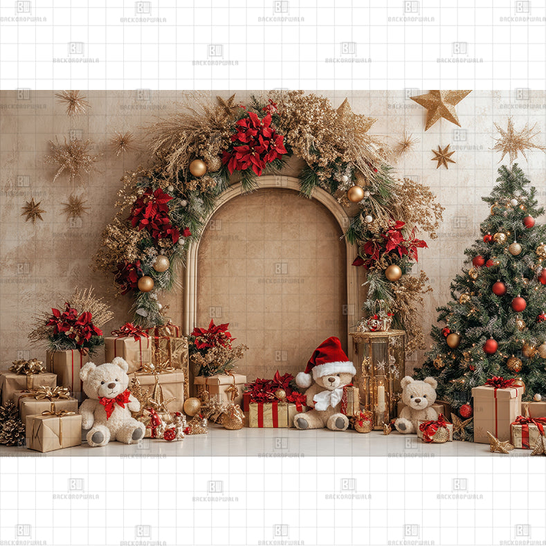 Arched Window Printed Baby Backdrops